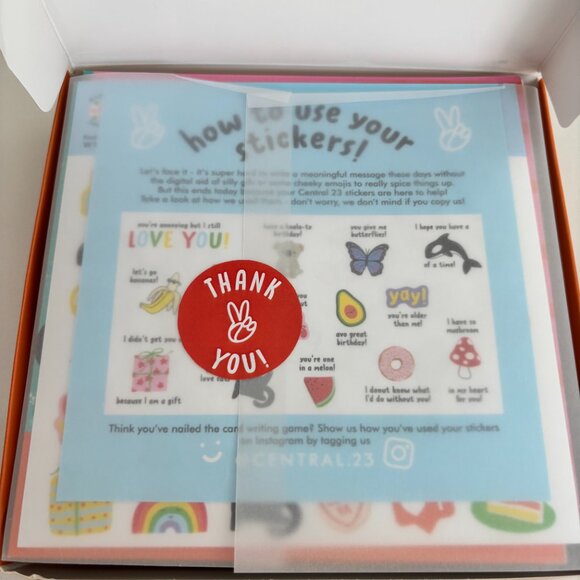 20 Sustainably Made Birthday Cards Envelopes Fun Stickers by Central 23, London - Picture 6 of 9